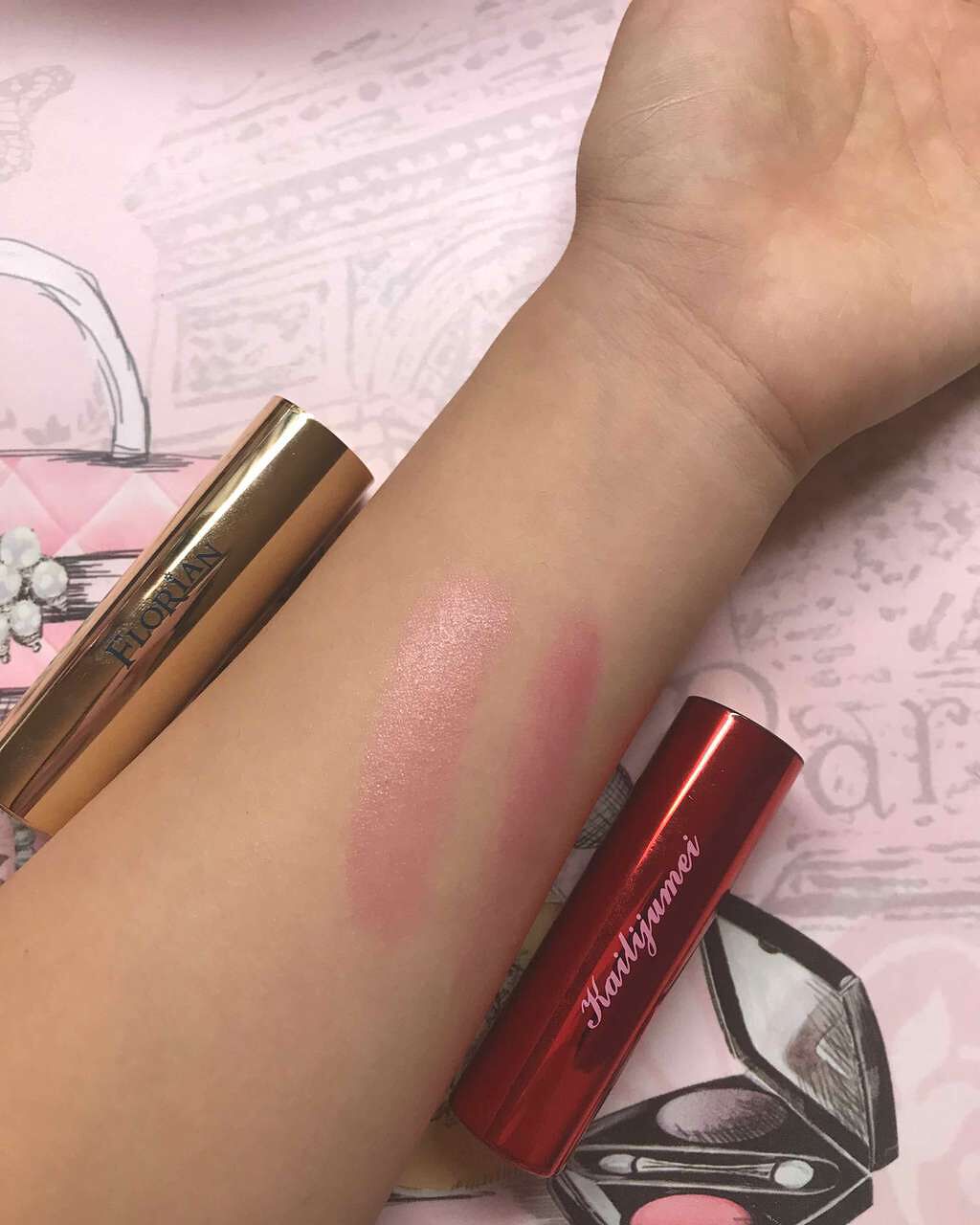 フラワーリップスティック/Kailijumei/口紅を使ったクチコミ(4枚目)