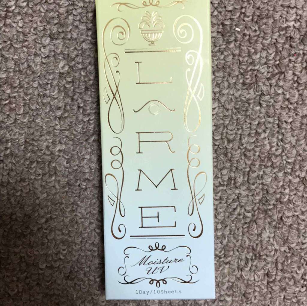 LARME MOISTURE UV(ラルムモイスチャーUV)/LARME/カラーコンタクトレンズを使ったクチコミ（2枚目）