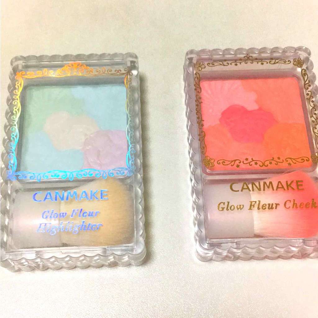 グロウフルールチークス/キャンメイク/パウダーチークを使ったクチコミ(1枚目)