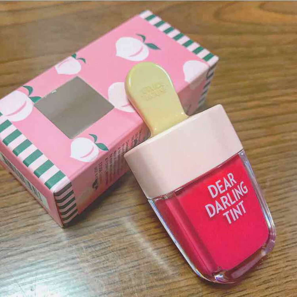 ディアダーリン ウォータージェルティント (アイスティント)/ETUDE/口紅を使ったクチコミ(1枚目)