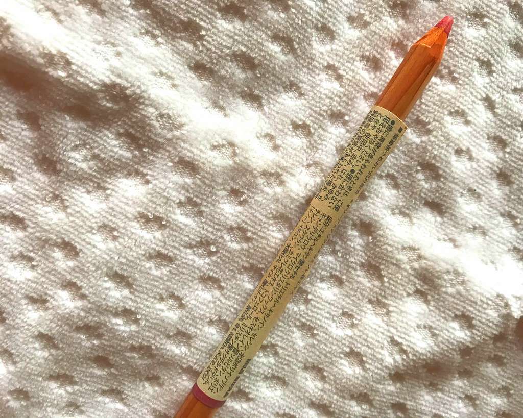 木軸ペンシル リップライナー/無印良品/リップライナーを使ったクチコミ(1枚目)