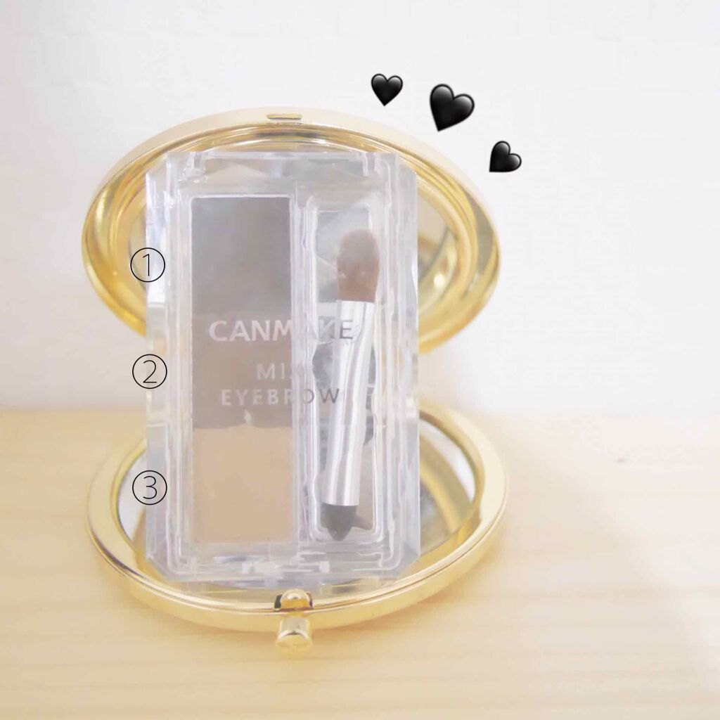 ミックスアイブロウ/キャンメイク/パウダーアイブロウを使ったクチコミ(1枚目)