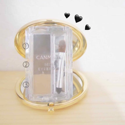 ミックスアイブロウ/キャンメイク/パウダーアイブロウを使ったクチコミ(1枚目)