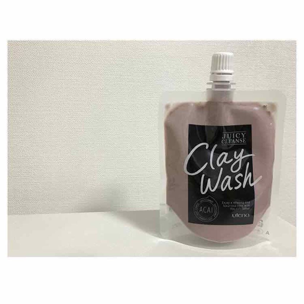 クレイウォッシュ アサイー/ジューシィクレンズ/洗顔フォームを使ったクチコミ（1枚目）