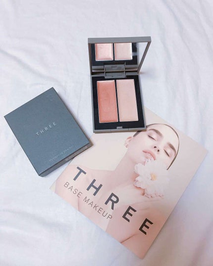 THREE シマリング グロー デュオ/THREE/クリームハイライトを使ったクチコミ(1枚目)