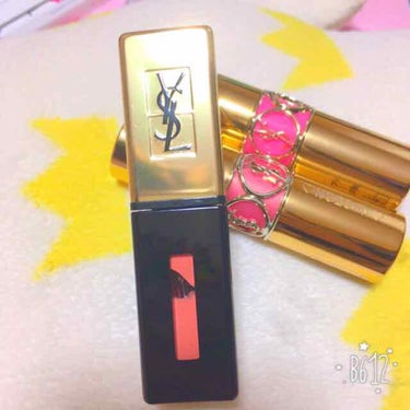 YVES SAINT LAURENT BEAUTE ルージュ ピュールクチュール ヴェルニ プライマリーカラーのクチコミ「#ルージュピュールクチュールヴュルニ
#レベルヌード
#No.102

これはプレゼントで頂き.....」（1枚目）