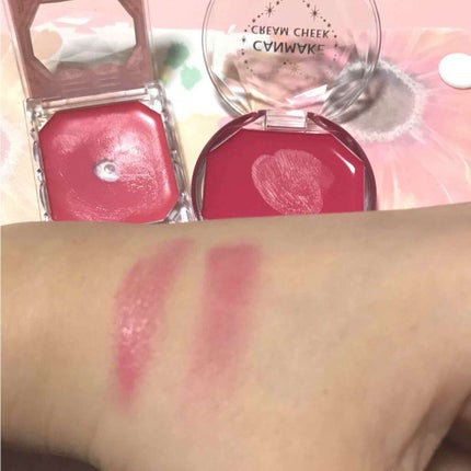 クリームチーク/キャンメイク/ジェル・クリームチークを使ったクチコミ(1枚目)