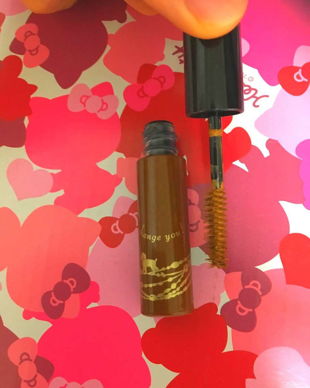 パーフェクトカラーアイブロー/インテグレート/眉マスカラを使ったクチコミ(2枚目)