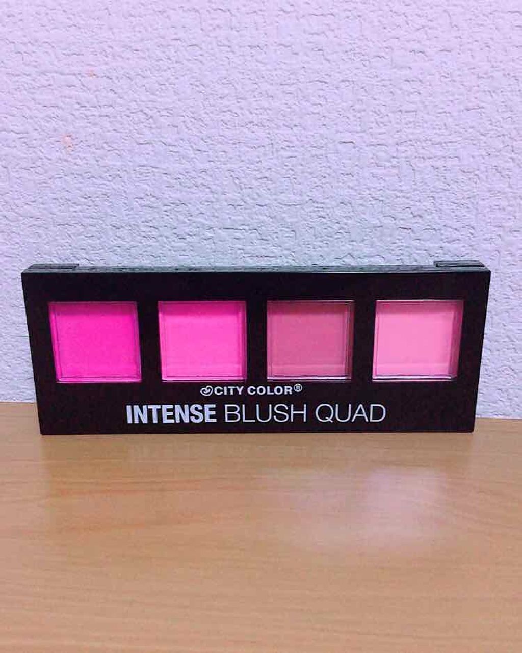 インテンスブラッシュクアッド/CITY COLOR/パウダーチークを使ったクチコミ(1枚目)