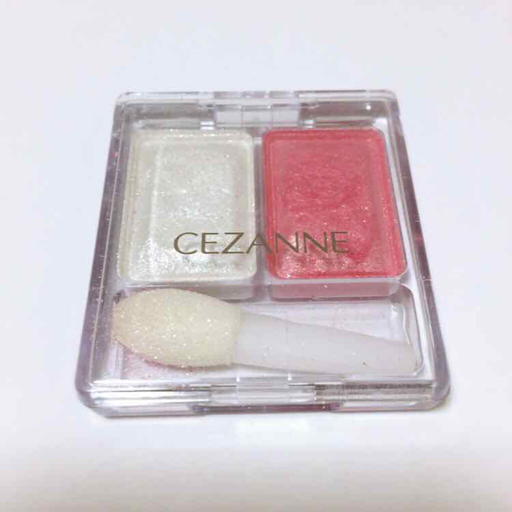 ツーカラー アイシャドウ ラメシリーズ/CEZANNE/アイシャドウパレットを使ったクチコミ(1枚目)