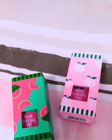 ディアダーリン ウォータージェルティント (アイスティント)/ETUDE/口紅を使ったクチコミ(1枚目)