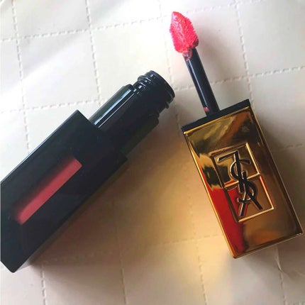 ルージュ ピュールクチュール ヴェルニ プライマリーカラー/YVES SAINT LAURENT BEAUTE/口紅を使ったクチコミ(1枚目)