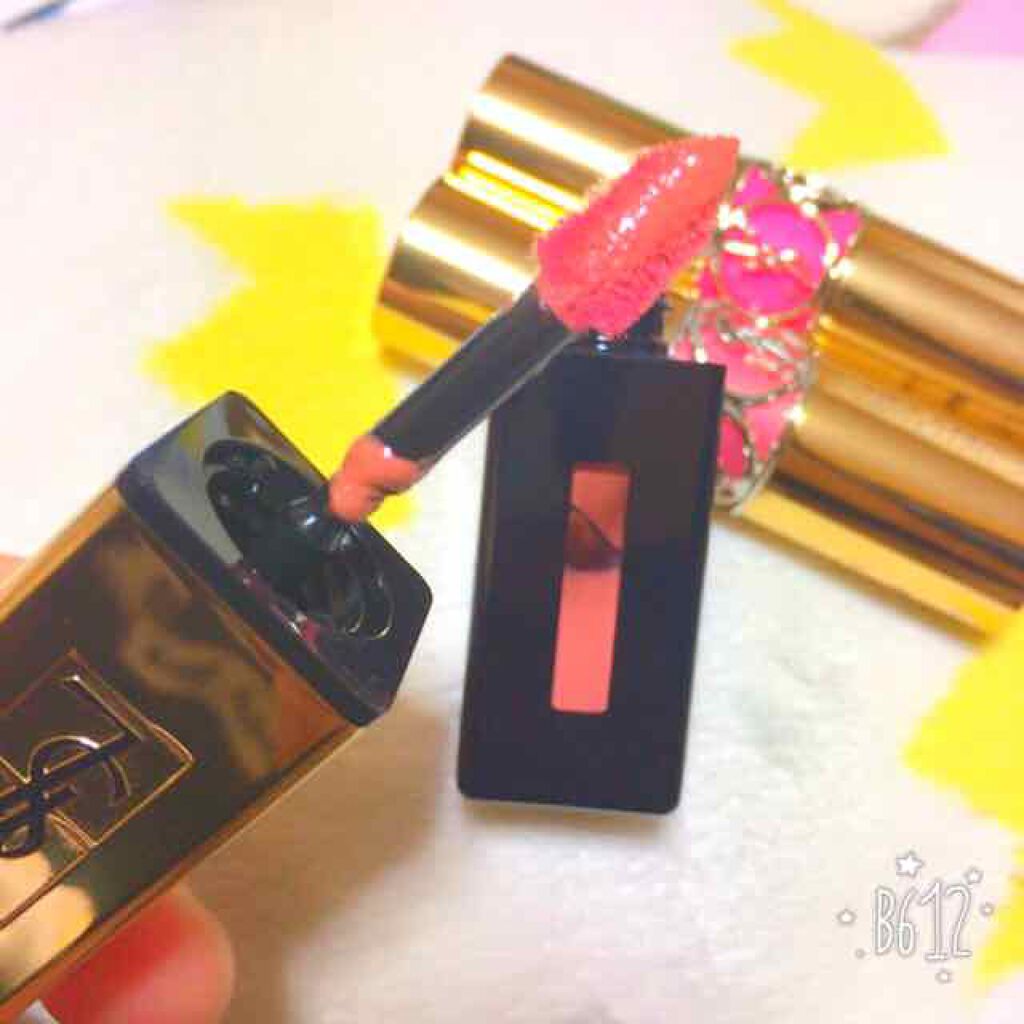 ルージュ ピュールクチュール ヴェルニ プライマリーカラー/YVES SAINT LAURENT BEAUTE/口紅を使ったクチコミ(2枚目)