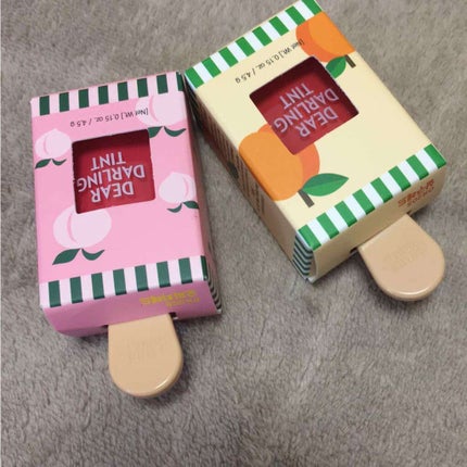 ディアダーリン ウォータージェルティント (アイスティント)/ETUDE/口紅を使ったクチコミ(1枚目)