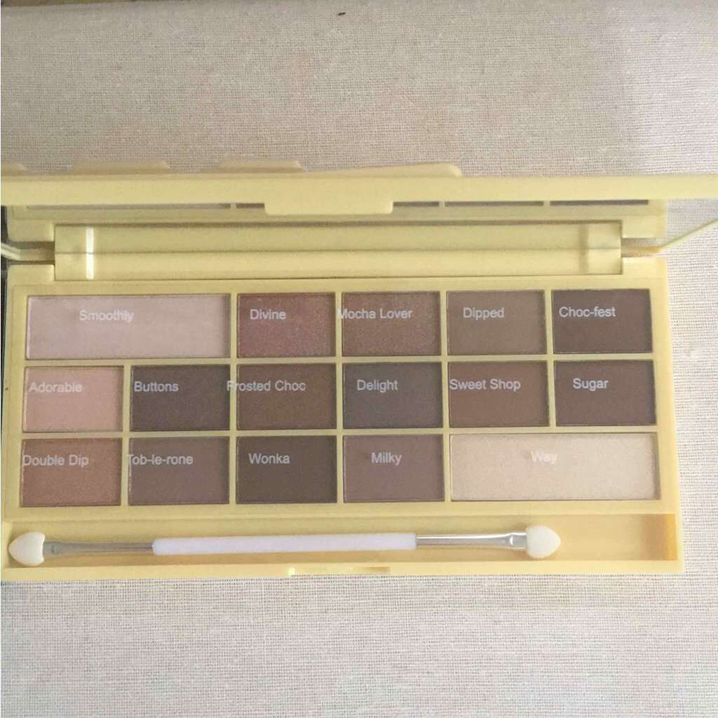 アイラブチョコレート/MAKEUP REVOLUTION/アイシャドウパレットを使ったクチコミ(3枚目)