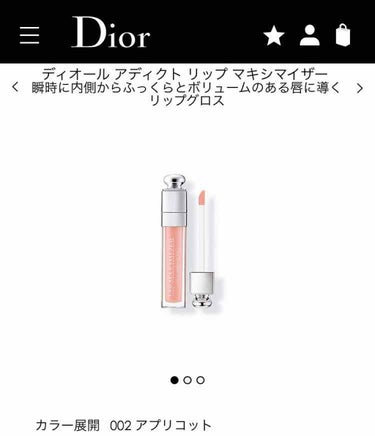 【旧】ディオール アディクト リップ マキシマイザー/Dior/リップグロスを使ったクチコミ（1枚目）