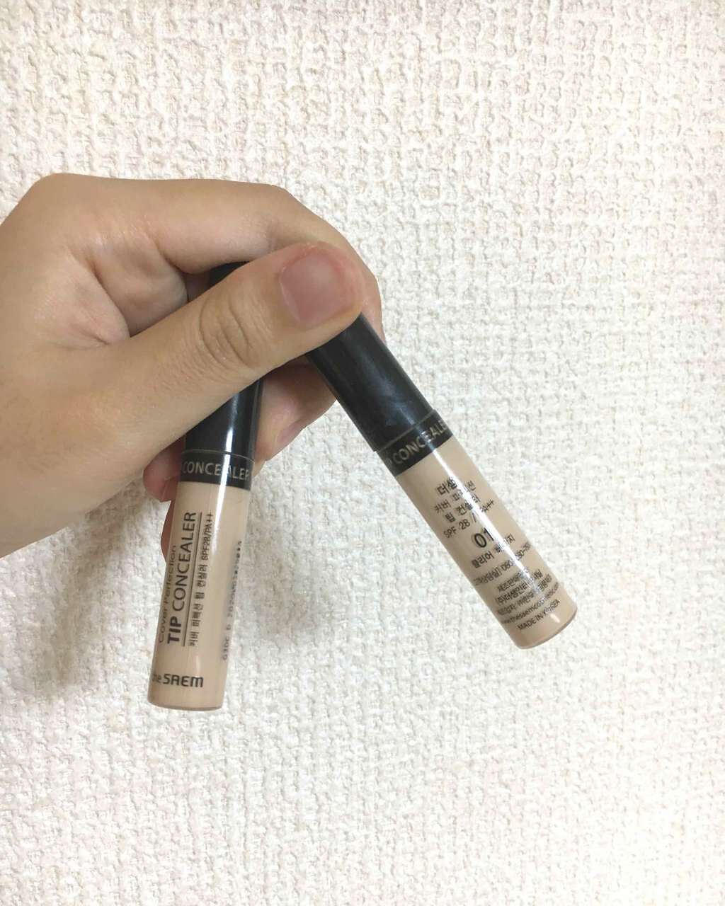 カバーパーフェクション チップコンシーラー/the SAEM/リキッドコンシーラーを使ったクチコミ（1枚目）