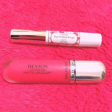 🎈REVLON ウルトラHDマットリップカラー 10番 LOVE

🎈CANMAKE ステイオンバームルージュT03

ステイオンバームルージュは毎日使いしています!!!
カラーも赤すぎず、適度な赤色で