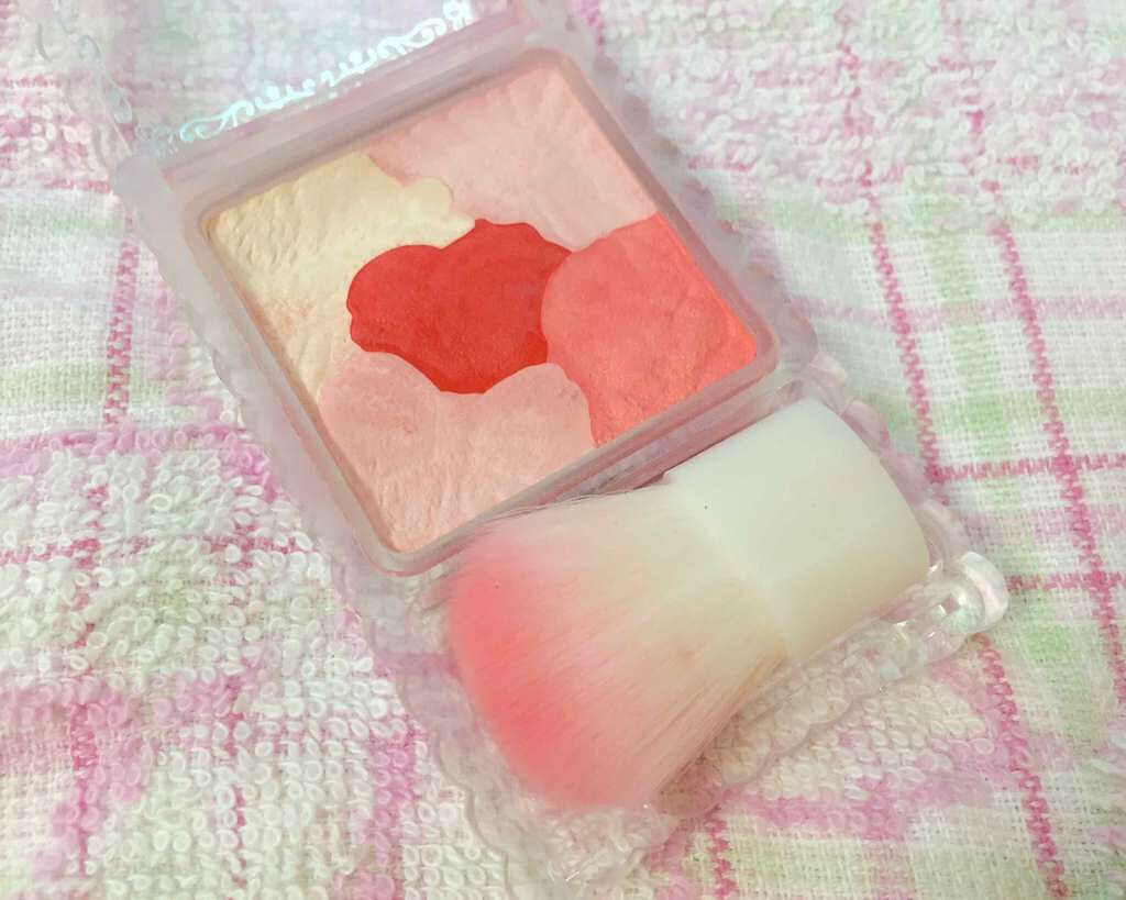 グロウフルールチークス/キャンメイク/パウダーチークを使ったクチコミ(2枚目)