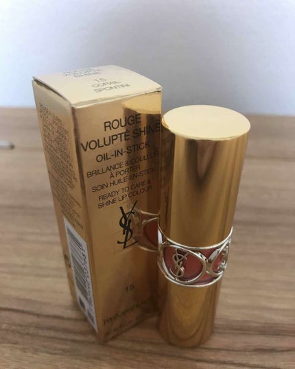 ルージュ ヴォリュプテ シャイン/YVES SAINT LAURENT BEAUTE/口紅を使ったクチコミ(1枚目)