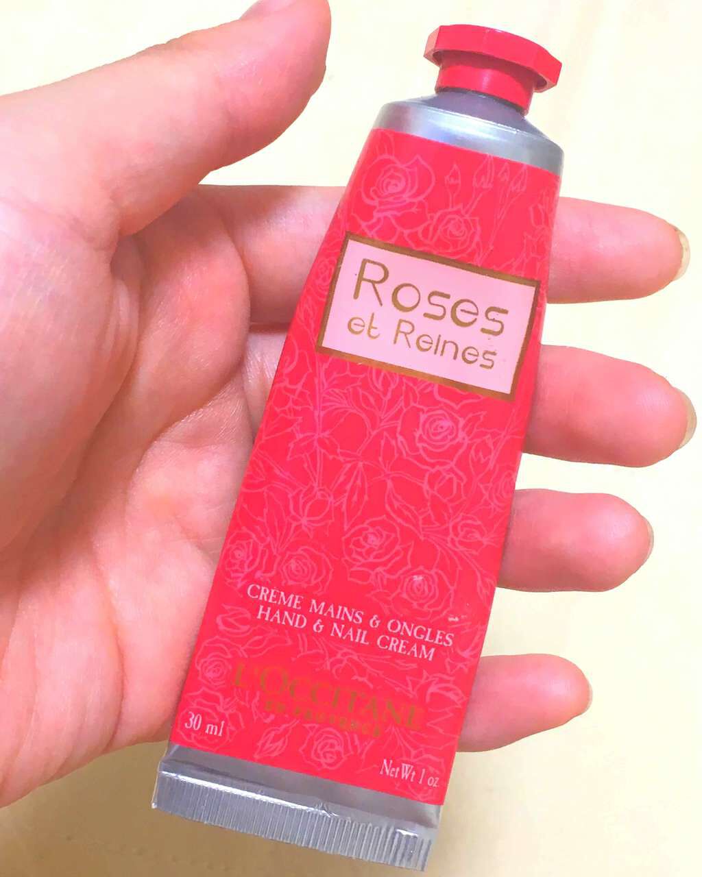 ローズ ベルベットハンド&ネイルクリーム/L'OCCITANE/ハンドクリームを使ったクチコミ(1枚目)