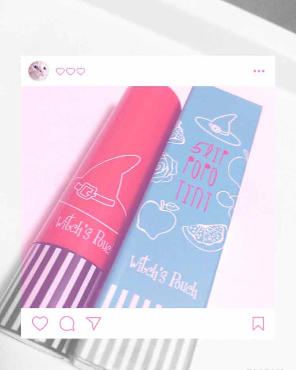 ポポグロススティックティントバーム/Witch's Pouch/リップティントを使ったクチコミ（1枚目）