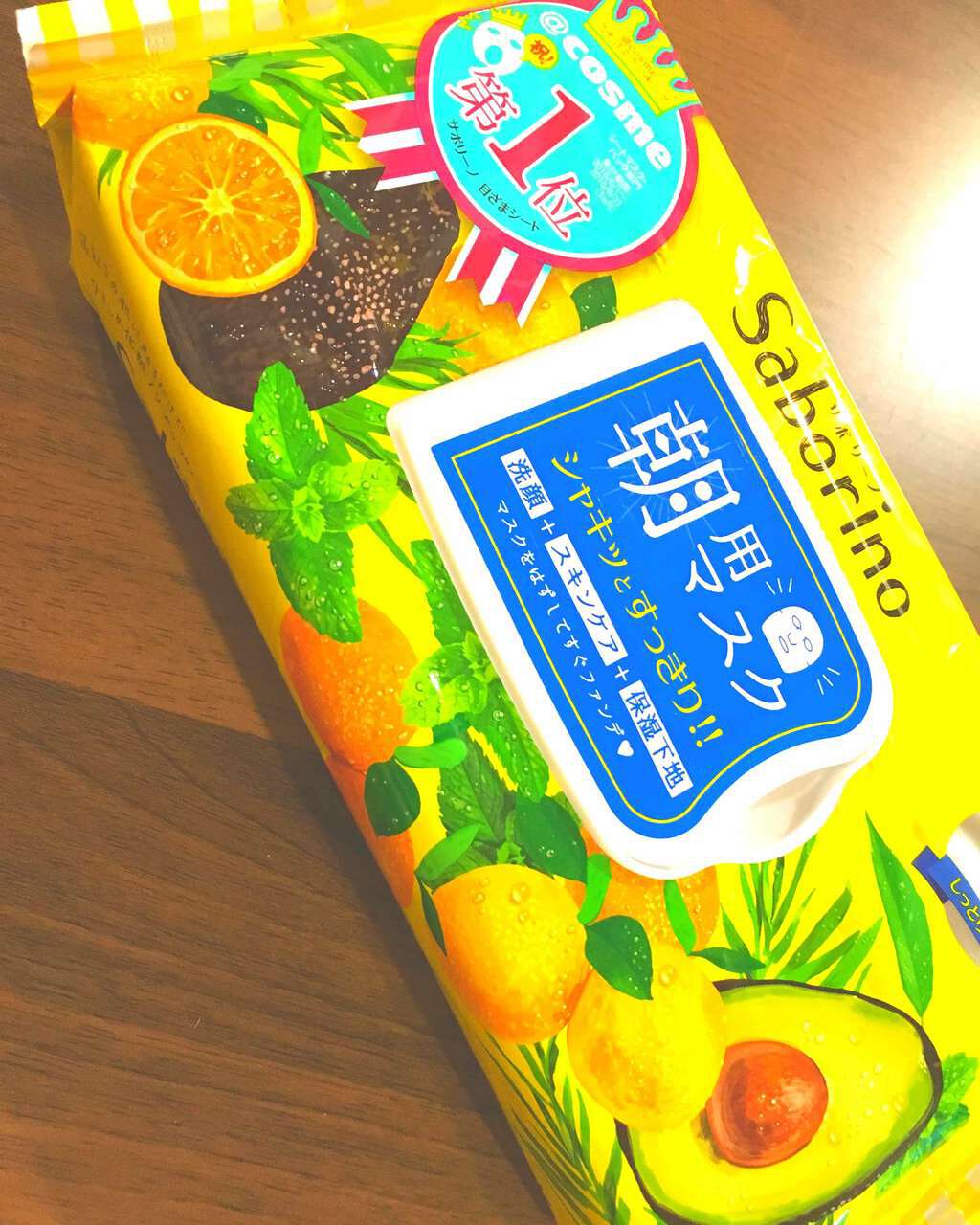 目ざまシート ひきしめタイプ/サボリーノ/シートマスク・パックを使ったクチコミ（1枚目）