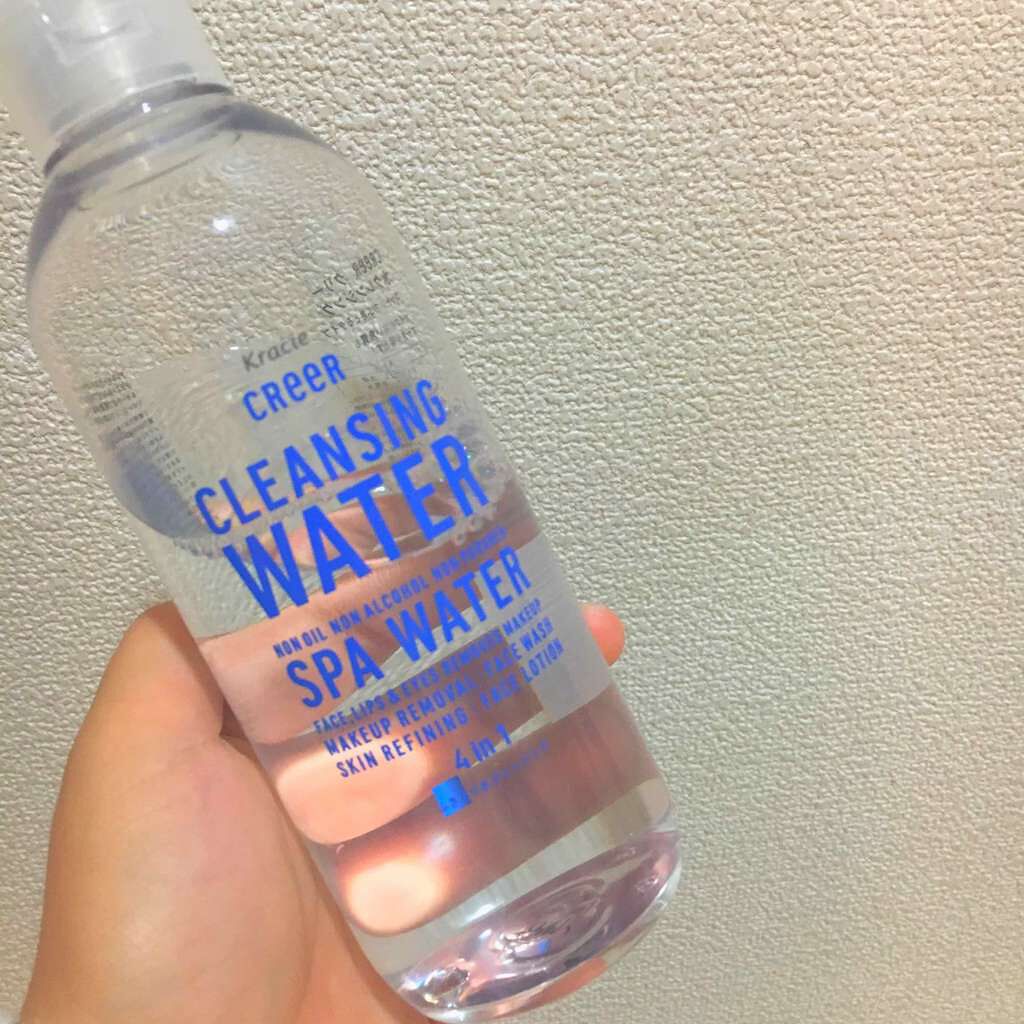 水クレンジング(旧)/CReeR/化粧水を使ったクチコミ（1枚目）