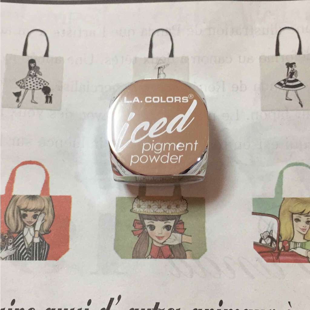 ICED PIGMENT POWDER/L.A.COLORS/アイシャドウパレットを使ったクチコミ(1枚目)