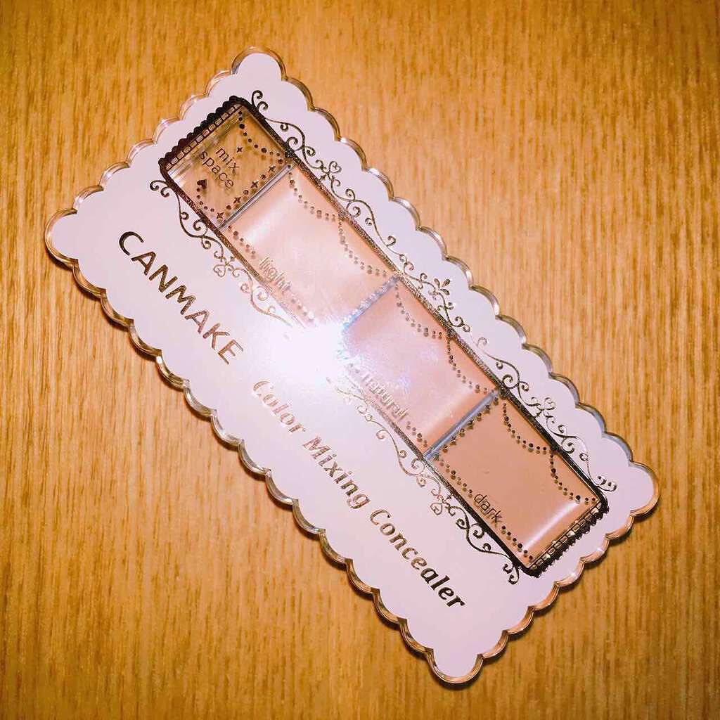 カラーミキシングコンシーラー/キャンメイク/パレットコンシーラーを使ったクチコミ(1枚目)