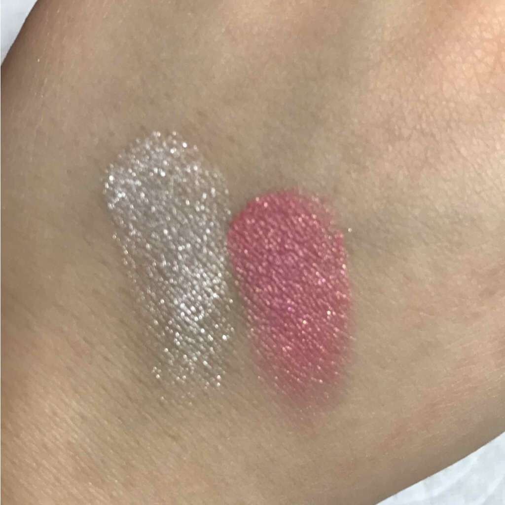 ツーカラー アイシャドウ ラメシリーズ/CEZANNE/アイシャドウパレットを使ったクチコミ(2枚目)