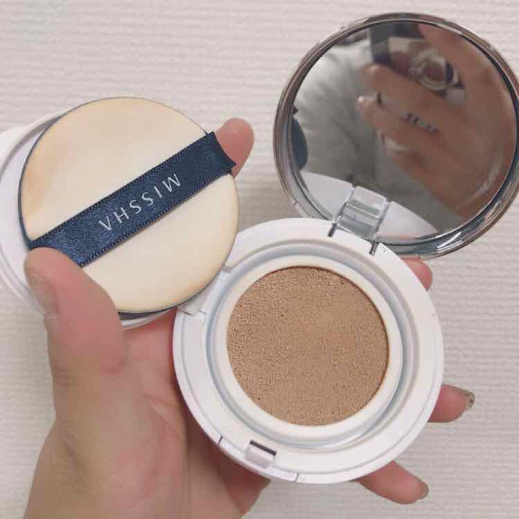 M クッションファンデーション(マット)/MISSHA/クッションファンデーションを使ったクチコミ(2枚目)