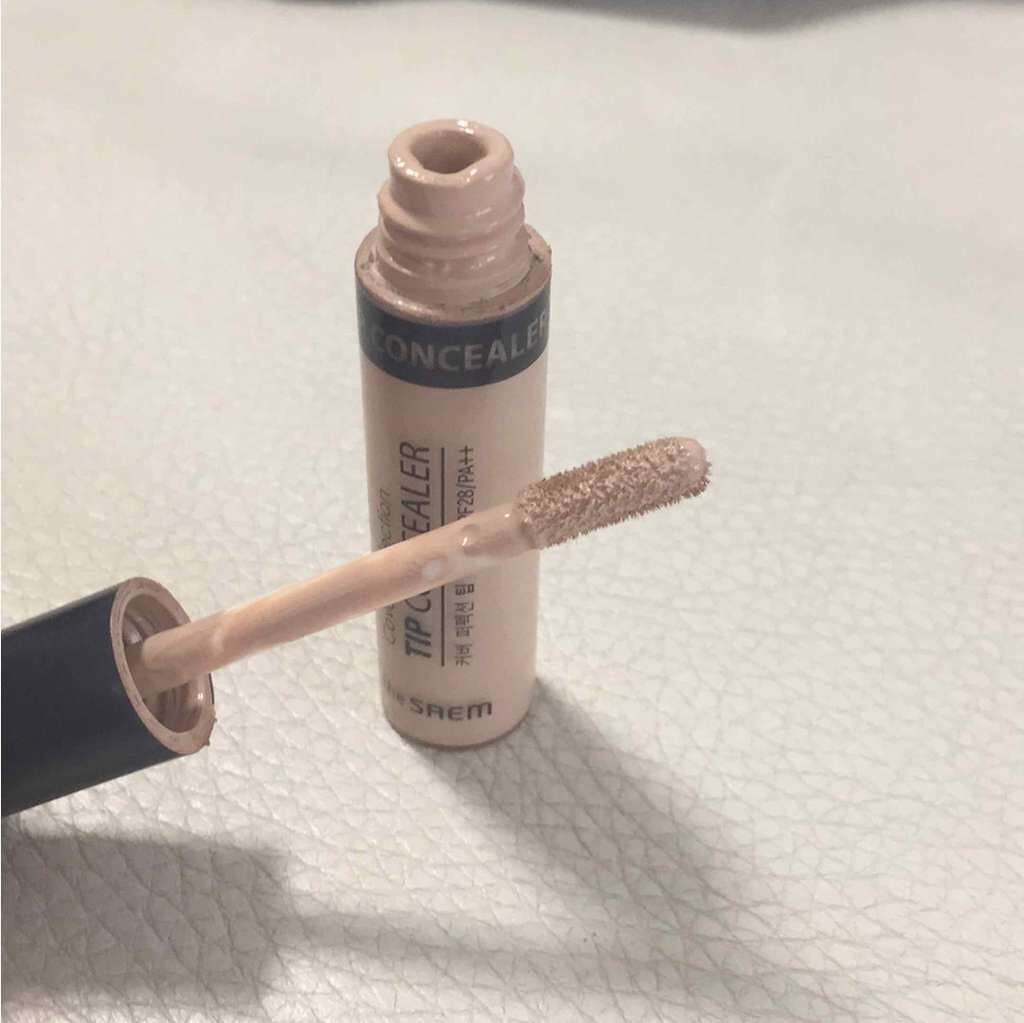 カバーパーフェクション チップコンシーラー/the SAEM/リキッドコンシーラーを使ったクチコミ(3枚目)