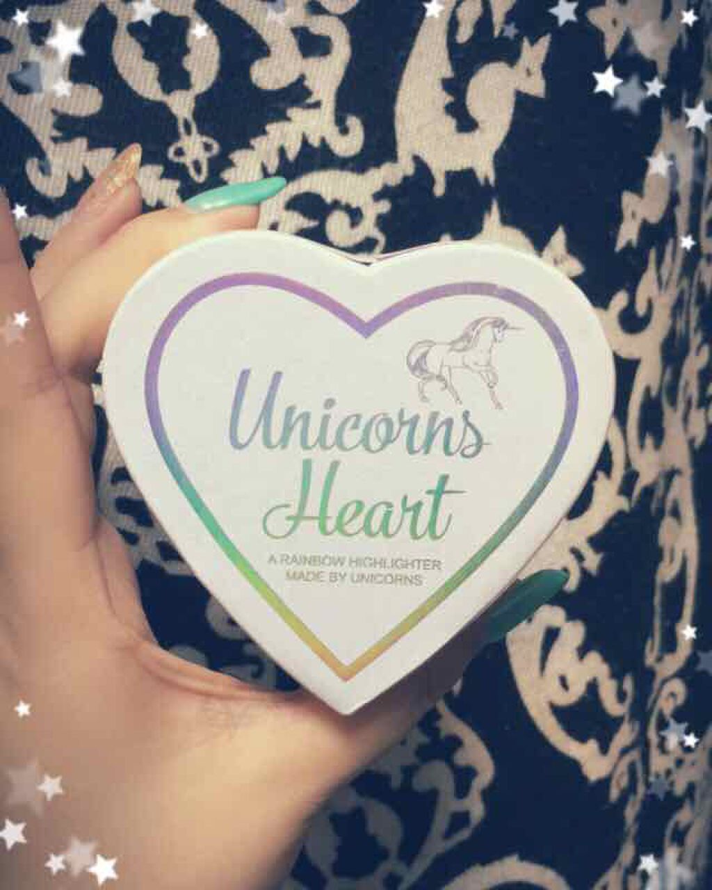 ハートハイライター ユニコーンハート/MAKEUP REVOLUTION/パウダーハイライトを使ったクチコミ(1枚目)