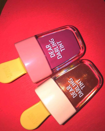 ディアダーリン ウォータージェルティント (アイスティント)/ETUDE/口紅を使ったクチコミ(1枚目)