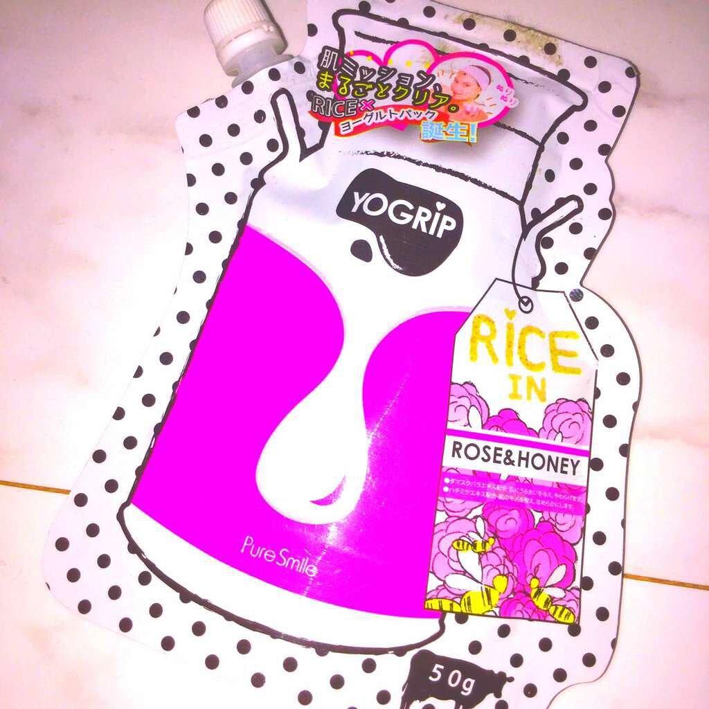 ヨーグルトパック YOGRIP ローズ&ハニー/Pure Smile/シートマスク・パックを使ったクチコミ(1枚目)