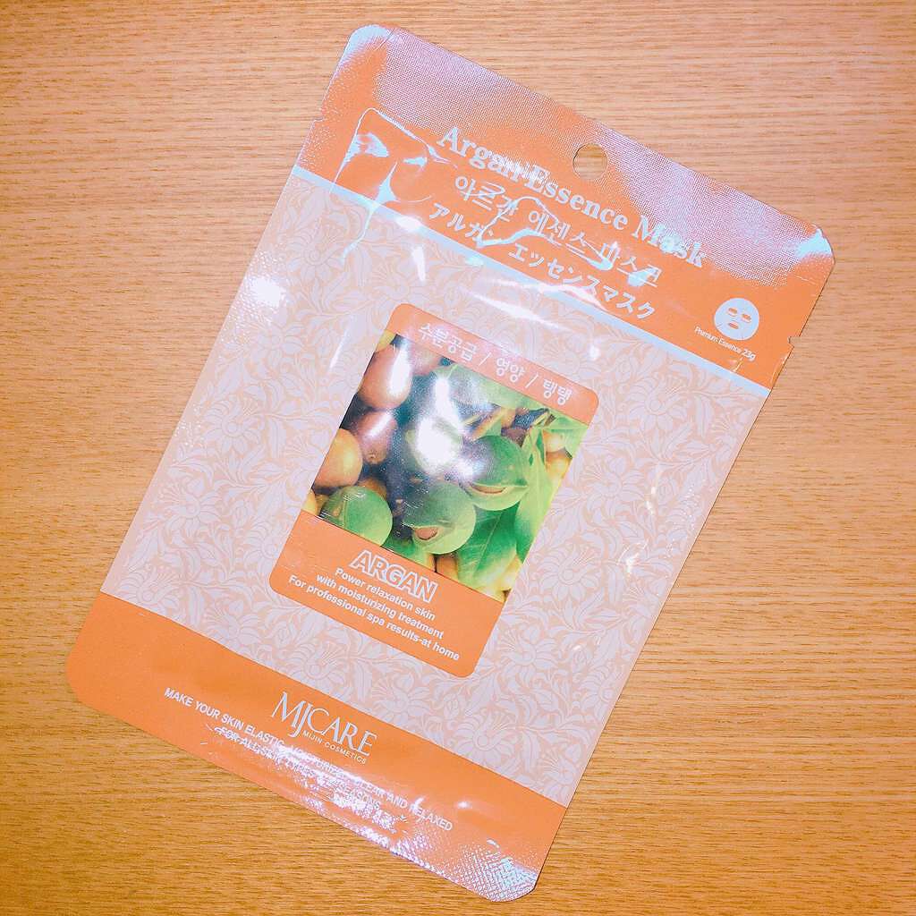 アルガンエッセンスマスク/MJ-Care/シートマスク・パックを使ったクチコミ（1枚目）