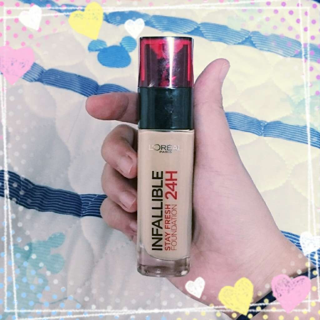 インファリブル ステイフレッシュファンデーション/ロレアル パリ/リキッドファンデーションを使ったクチコミ(1枚目)
