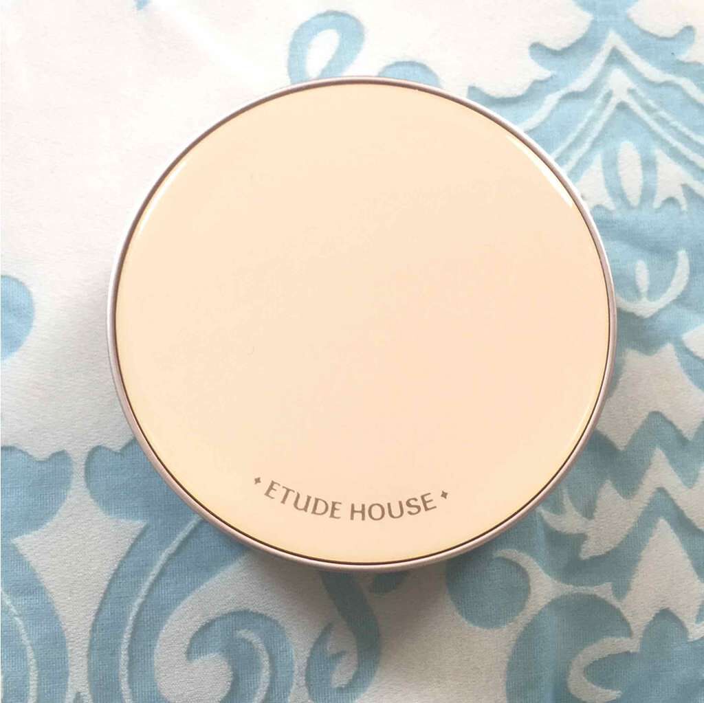 リアルパウダー クッション SPF50+/PA+++/ETUDE/クッションファンデーションを使ったクチコミ(1枚目)