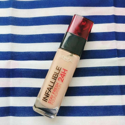 インファリブル ステイフレッシュファンデーション/ロレアル パリ/リキッドファンデーションを使ったクチコミ(2枚目)