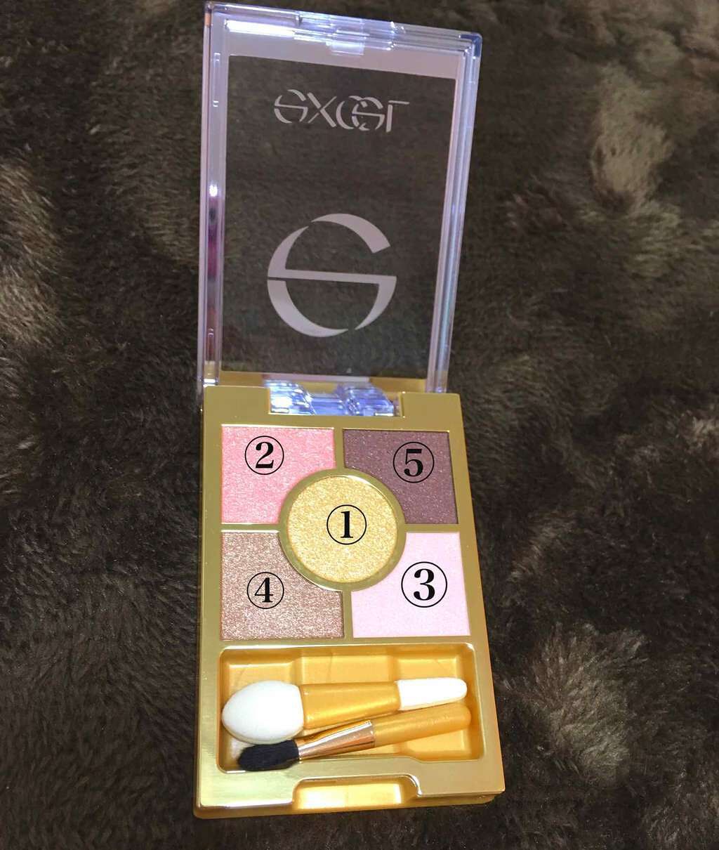 ファイブレイヤーズシャドウ N/excel/アイシャドウパレットを使ったクチコミ（2枚目）