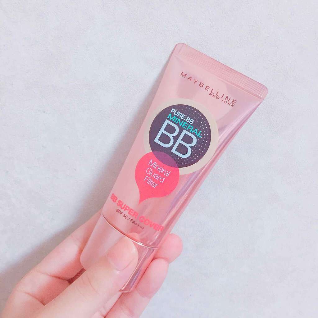 ピュアミネラル BB スーパー カバー/MAYBELLINE NEW YORK/BBクリームを使ったクチコミ（1枚目）