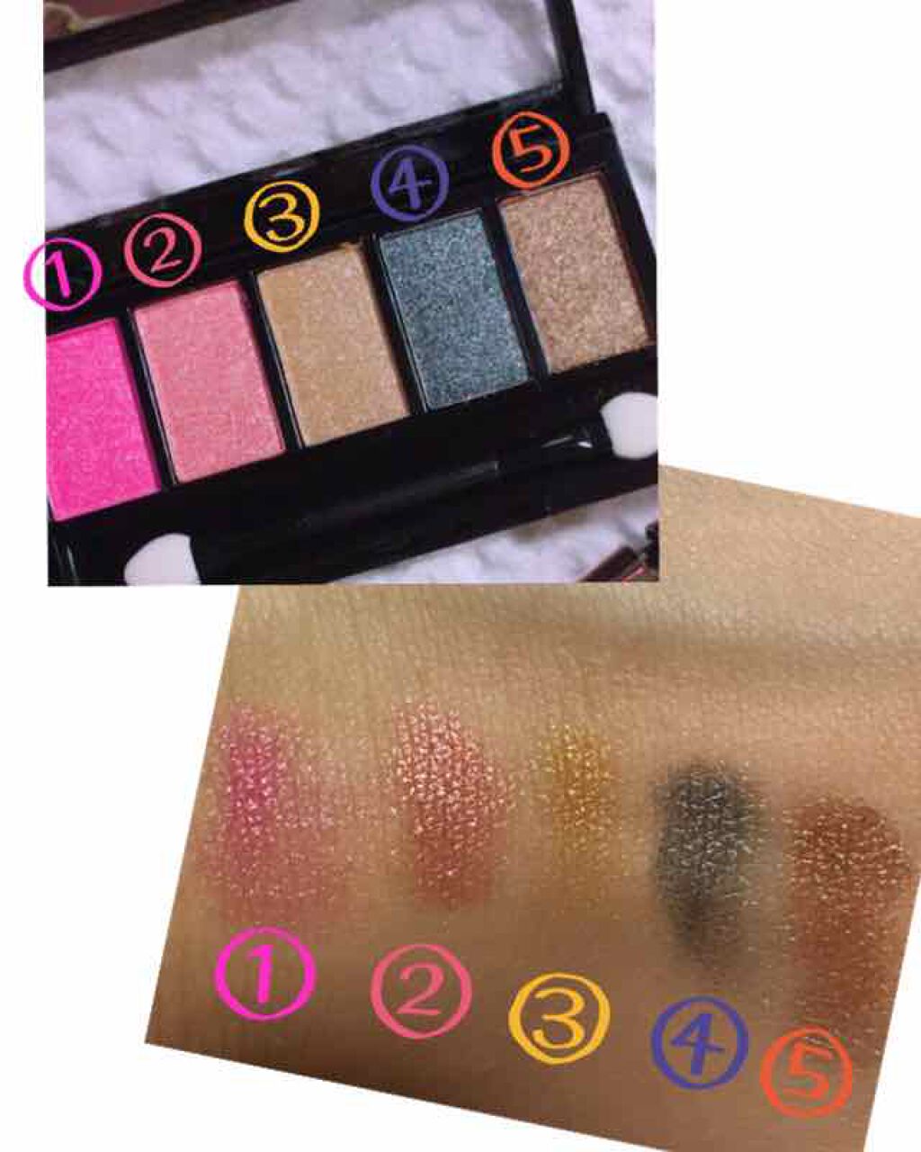 メタリックパレット/ドド/アイシャドウパレットを使ったクチコミ(2枚目)