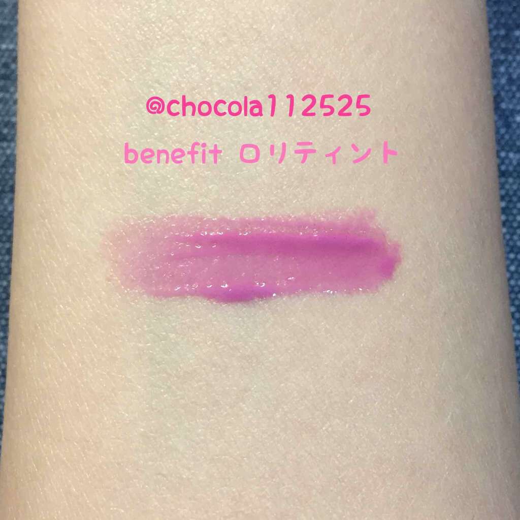 chocolat♡美容趣味 on LIPS 「⭐️Benefitロリティント⭐️🍋製品情報🍋12.5ml・リ..」(3枚目)