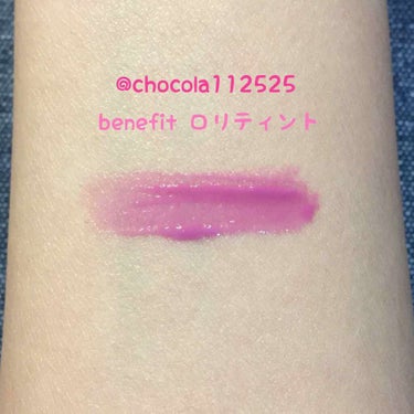 chocolat♡美容趣味 on LIPS 「⭐️Benefitロリティント⭐️🍋製品情報🍋12.5ml・リ..」（3枚目）