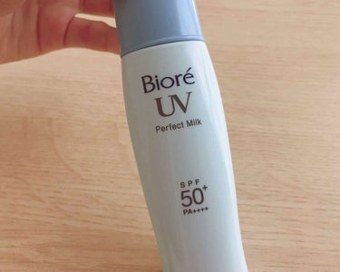 Biore さらさらUV Perfect Milk

SPF50+ PA++++

日焼け止めです。

その名の通り、肌に馴染ませるとさらさらとしていて伸びも良いです。

あとは、ミルク🥛ということで、