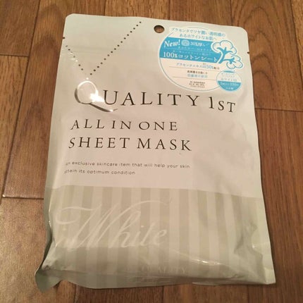 オールインワンシートマスク ホワイトEX/クオリティファースト/シートマスク・パックを使ったクチコミ(1枚目)
