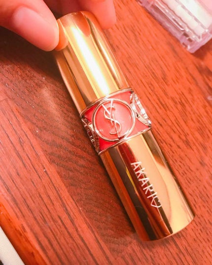 ルージュ ヴォリュプテ シャイン/YVES SAINT LAURENT BEAUTE/口紅を使ったクチコミ(1枚目)