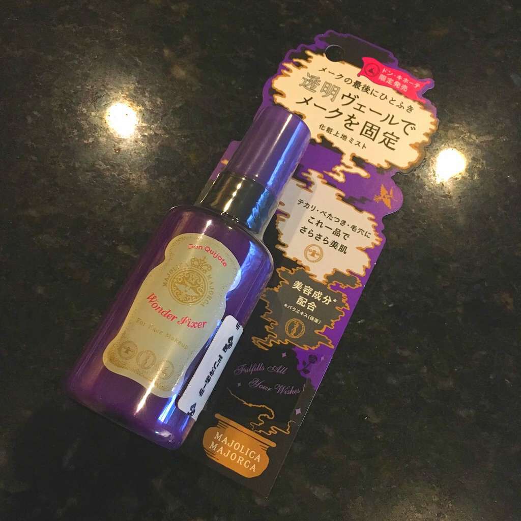 MAJOLICA MAJORCA ワンダー フィクサーのクチコミ「リップスで口コミを見て購入しました！🙇🏻‍♀️

ドン・キホーテ限定のメイクの上からスプレーす.....」（1枚目）