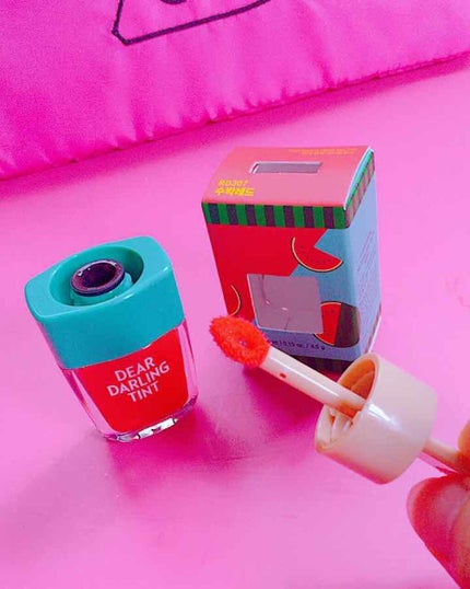 ディアダーリン ウォータージェルティント (アイスティント)/ETUDE/口紅を使ったクチコミ(1枚目)